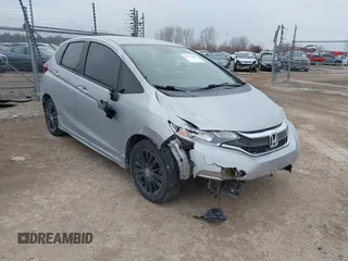 2018 Honda Fit Sport with VIN 3HGGK5H69JM707676, listed as a IAAI auction lot 41517006 with 81,085 mi miles. Bid and sale history available at carsss.com. Image 1.