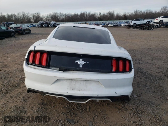 2015 Ford Mustang V6 with VIN 1FA6P8AM6F5380016, listed as a Copart auction lot 46130305 with Not Provided miles and Salvage Title. Bid and sale history available at DreamBid. Image 6.