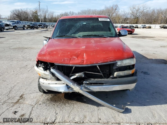 2002 Chevrolet Silverado 1500 LT with VIN 2GCEC19TX21252006, listed as a Copart auction lot 84839084 with 198,778 mi miles and Salvage Title. Bid and sale history available at carsss.com. Image 5.