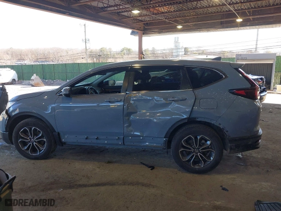 2022 Honda CR-V EX with VIN 2HKRW2H51NH617967, listed as a IAAI auction lot 41646187 with 60,626 mi miles. Bid and sale history available at carsss.com. Image 14.