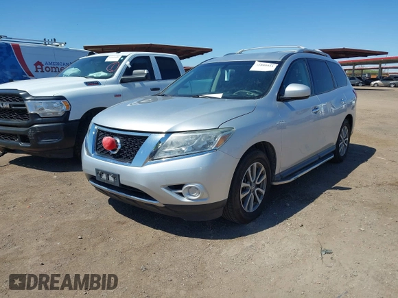 2014 Nissan Pathfinder Platinum with VIN 5N1AR2MN2EC651854, listed as a IAAI auction lot 41809451 with 185,183 mi miles and . Bid and sale history available at DreamBid. Image 6.