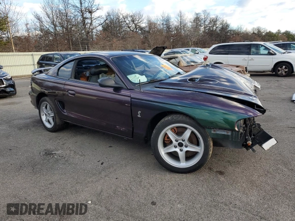 1996 Ford Mustang Cobra with VIN 1FALP47V8TF171331, listed as a Copart auction lot 83771084 with 0 mi miles and Salvage Title. Bid and sale history available at carsss.com. Image 4.