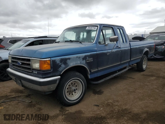 1991 Ford F-150 with VIN 1FTEX14H3MKA37996, listed as a Copart auction lot 78435714 with 340,195 mi miles and Clean Title. Bid and sale history available at carsss.com. Image 1.