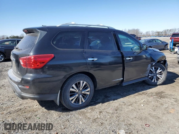 2017 Nissan Pathfinder SL with VIN 5N1DR2MNXHC630140, listed as a Copart auction lot 46420175 with 95,600 mi miles and Salvage title. Bid and sale history available at DreamBid. Image 3.