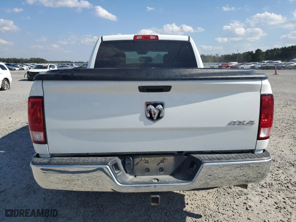 2021 Ram 1500 Classic Tradesman with VIN 3C6RR7KG5MG570097, listed as a Copart auction lot 75824324 with 58,989 mi miles and Salvage Title. Bid and sale history available at carsss.com. Image 6.