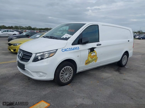 2023 Mercedes-Benz Metris Cargo Van with VIN W1YV0CEY8P4363862, listed as a IAAI auction lot 41408311 with NaN miles. Bid and sale history available at carsss.com. Image 2.