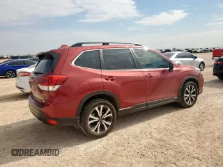 2020 Subaru Forester Limited with VIN JF2SKASC6LH597873, listed as a Copart auction lot 61239535 with 25,109 mi miles and Salvage title. Bid and sale history available at DreamBid. Image 3.