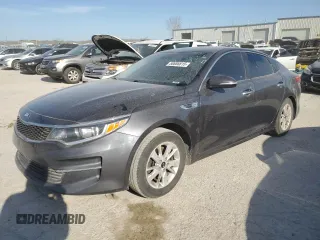 2016 Kia Optima LX z VIN KNAGT4L30G5107370, wystawiony jako Copart lot #50686815 z przebiegiem 156 297 mil mil oraz Szkoda całkowita • Salvage title. Historia ofert i sprzedaży dostępna na DreamBid. Obrazek 1.