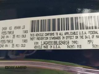 2008 Jeep Wrangler Unlimited Sahara с VIN 1J4GA59188L624010, выставлен на аукционе IAAI как лот 42115574 с пробегом 105 800 миль миль и . История ставок и продаж доступна на DreamBid. Изображение 9.