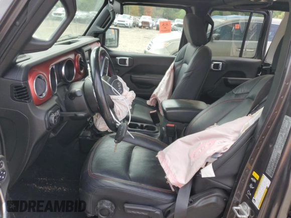 2021 Jeep Wrangler Unlimited Rubicon z VIN 1C4HJXFN5MW611642, wystawiony jako Copart lot #53529615 z przebiegiem 43 398 mil mil oraz Szkoda całkowita • Salvage title. Historia ofert i sprzedaży dostępna na DreamBid. Obrazek 7.