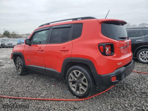 2017 Jeep Renegade Latitude with VIN ZACCJABB6HPF50548, listed as a Copart auction lot 46526075 with 97,747 mi miles and Salvage Title. Bid and sale history available at carsss.com. Image 2.