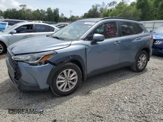 2024 Toyota Corolla Cross LE with VIN 7MUCAAAG4RV081936, listed as a Copart auction lot 59008955 with 13,462 mi miles and Salvage title. Bid and sale history available at DreamBid. Image 1.