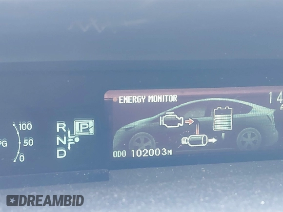 2013 Toyota Prius One with VIN JTDKN3DU0D5691290, listed as a IAAI auction lot 42138179 with 102,003 mi miles and . Bid and sale history available at DreamBid. Image 15.