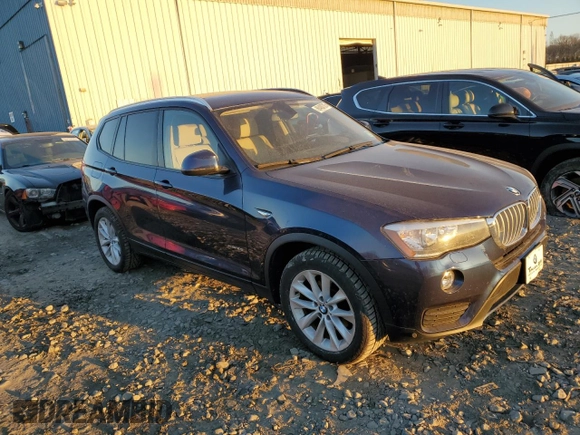 2016 BMW X3 xDrive28i with VIN 5UXWX9C51G0D81452, listed as a Copart auction lot 88480705 with 122,493 mi miles and Salvage Title. Bid and sale history available at carsss.com. Image 4.