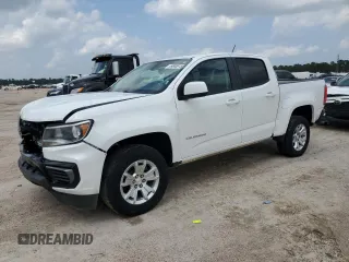 2021 Chevrolet Colorado 2WD LT with VIN 1GCGSCEN3M1135858, listed as a Copart auction lot 54905915 with 86,862 mi miles and Salvage Title. Bid and sale history available at DreamBid. Image 1.