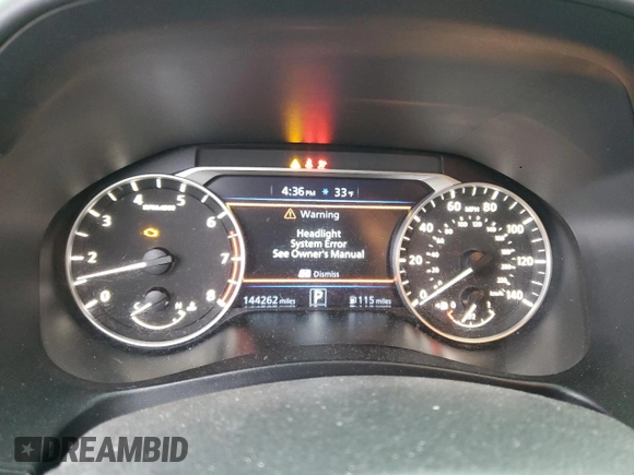 2019 Nissan Altima SR with VIN 1N4BL4CV4KC198314, listed as a Copart auction lot 42836625 with 144,262 mi miles and Salvage Title. Bid and sale history available at carsss.com. Image 9.