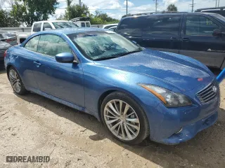 2012 Infiniti G37 Convertible with VIN JN1CV6FE9CM202582, listed as a Copart auction lot 73700424 with 0 mi miles and Salvage Title. Bid and sale history available at carsss.com. Image 4.