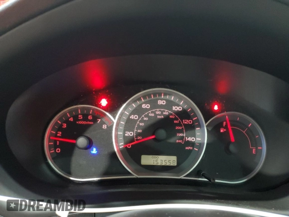 2011 Subaru Impreza Outback Special Sports with VIN JF1GH6D66BG813254, listed as a Copart auction lot 58325735 with 153,558 mi miles and Salvage title. Bid and sale history available at DreamBid. Image 9.