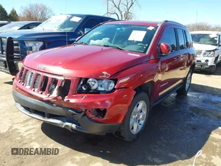 2016 Jeep Compass Latitude with VIN 1C4NJCEB9GD575117, listed as a IAAI auction lot 41716611 with 107,295 mi miles. Bid and sale history available at carsss.com. Image 19.