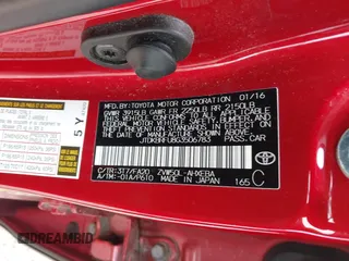 2016 Toyota Prius Two with VIN JTDKBRFU8G3506783, listed as a IAAI auction lot 41936228 with 172,288 mi miles. Bid and sale history available at carsss.com. Image 9.