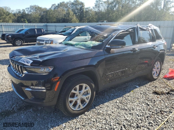 2023 Jeep Grand Cherokee Limited with VIN 1C4RJHBG7P8720193, listed as a Copart auction lot 80303044 with 24,325 mi miles and Salvage Title. Bid and sale history available at carsss.com. Image 1.