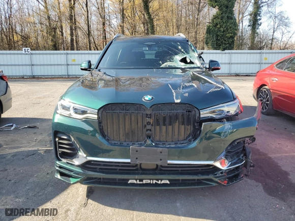 2022 BMW X7 ALPINA XB7 with VIN 5UXCX6C14N9M42846, listed as a Copart auction lot 81960834 with 29,141 mi miles and Salvage Title. Bid and sale history available at carsss.com. Image 5.