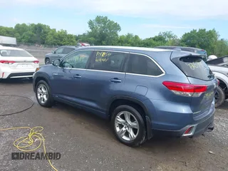 2019 Toyota Highlander Hybrid Limited with VIN 5TDDGRFH9KS062723, listed as a IAAI auction lot 42634638 with 142,875 mi miles and . Bid and sale history available at DreamBid. Image 3.