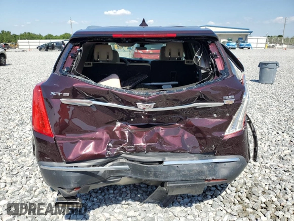 2017 Cadillac XT5 Luxury FWD with VIN 1GYKNBRSXHZ234691, listed as a Copart auction lot 57365875 with 64,489 mi miles and Salvage title. Bid and sale history available at DreamBid. Image 6.