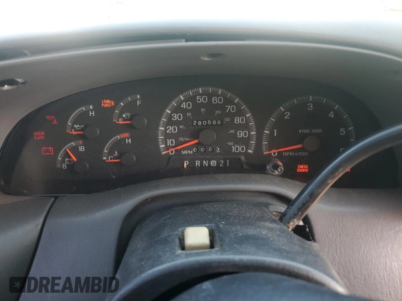 1997 Ford F-150 XL with VIN 1FTDX18W9VNC37219, listed as a Copart auction lot 46190755 with 280,588 mi miles and Salvage Title. Bid and sale history available at carsss.com. Image 9.