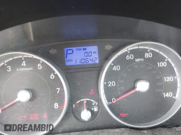 2010 Hyundai Accent GLS with VIN KMHCN4AC1AU445545, listed as a IAAI auction lot 42175319 with 70,000 mi miles. Bid and sale history available at carsss.com. Image 7.
