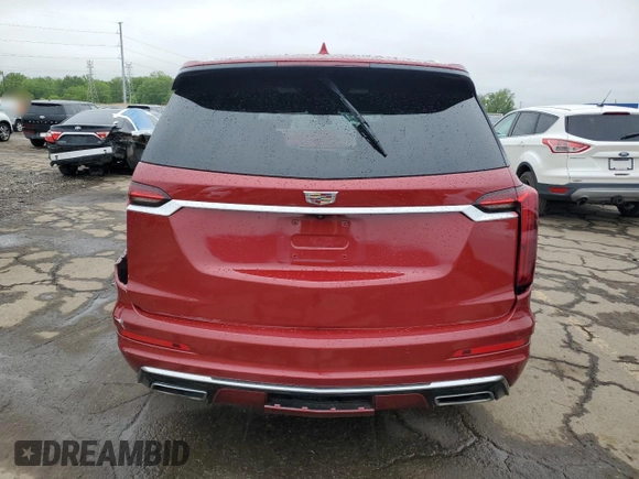 2022 Cadillac XT6 Premium Luxury with VIN 1GYKPDRS6NZ150451, listed as a Copart auction lot 57636235 with 43,553 mi miles and Clean title. Bid and sale history available at DreamBid. Image 6.