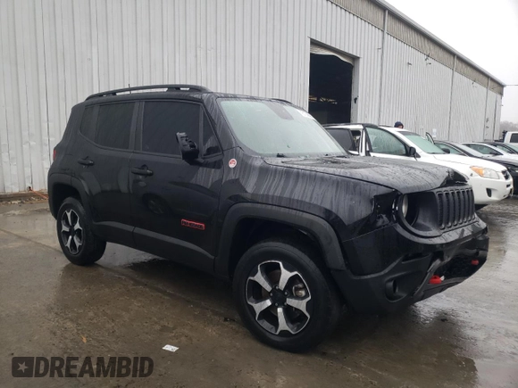 2020 Jeep Renegade Trailhawk z VIN ZACNJBC10LPM03653, wystawiony jako Copart lot #45102895 z przebiegiem 33 709 mil mil oraz Nie do naprawy • Non repairable. Historia ofert i sprzedaży dostępna na DreamBid. Obrazek 4.
