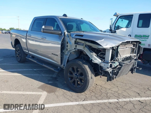 2020 Ram 2500 Big Horn with VIN 3C6UR5DL0LG282821, listed as a IAAI auction lot 42703919 with 55,160 mi miles and . Bid and sale history available at DreamBid. Image 1.