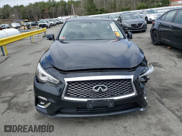 2019 Infiniti Q50 Luxe с VIN JN1EV7AR5KM551925, выставлен на аукционе Copart как лот 54117415 с пробегом 80 177 миль миль и Списание • Salvage title. История ставок и продаж доступна на DreamBid. Изображение 5.