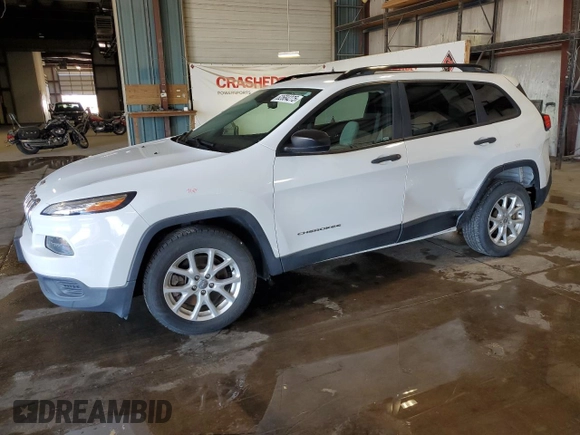 2016 Jeep Cherokee Sport z VIN 1C4PJLAB2GW207588, wystawiony jako Copart lot #62684275 z przebiegiem 88 885 mil mil oraz Szkoda całkowita • Salvage title. Historia ofert i sprzedaży dostępna na DreamBid. Obrazek 1.