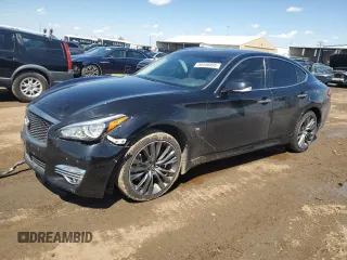 2016 Infiniti Q70 z VIN JN1BY1AR4GM270259, wystawiony jako Copart lot #56456805 z przebiegiem 60 175 mil mil oraz Szkoda całkowita • Salvage title. Historia ofert i sprzedaży dostępna na DreamBid. Obrazek 1.