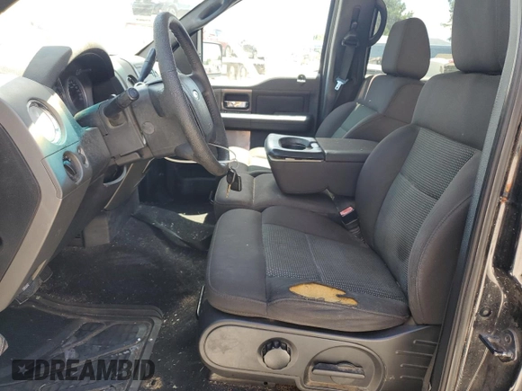 2005 Ford F-150 XLT with VIN 1FTPW145X5KE50601, listed as a Copart auction lot 62099075 with 1,960,760 mi miles and Salvage title. Bid and sale history available at DreamBid. Image 7.