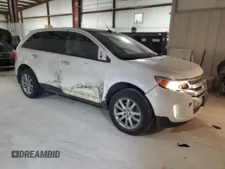 2011 Ford Edge SEL with VIN 2FMDK3JC5BBA43297, listed as a Copart auction lot 46117515 with 164,416 mi miles and Salvage Title. Bid and sale history available at DreamBid. Image 4.