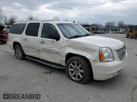 2014 GMC Yukon XL Denali with VIN 1GKS2MEF2ER242190, listed as a Copart auction lot 51598695 with 188,081 mi miles and Salvage Title. Bid and sale history available at carsss.com. Image 4.