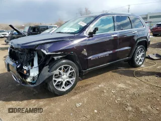 2019 Jeep Grand Cherokee Limited z VIN 1C4RJFBG9KC808267, wystawiony jako Copart lot #50659105 z przebiegiem 104 328 mil mil oraz Szkoda całkowita • Salvage title. Historia ofert i sprzedaży dostępna na DreamBid. Obrazek 1.
