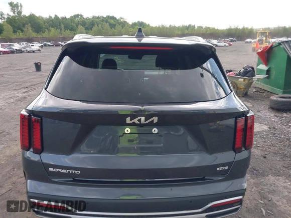 2023 Kia Sorento EX with VIN KNDRHDLG9P5159354, listed as a IAAI auction lot 42559220 with 34,733 mi miles and . Bid and sale history available at DreamBid. Image 16.