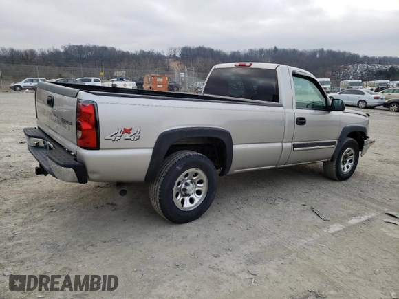 2006 Chevrolet Silverado 1500 Work Truck with VIN 3GCEK14Z66G240043, listed as a Copart auction lot 48741695 with 205,894 mi miles and Salvage Title. Bid and sale history available at carsss.com. Image 3.
