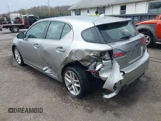 2017 Lexus CT with VIN JTHKD5BH3H2281061, listed as a IAAI auction lot 41936253 with 158,674 mi miles. Bid and sale history available at carsss.com. Image 3.