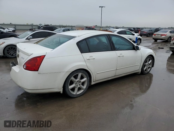 2006 Nissan Maxima SL with VIN 1N4BA41E26C844769, listed as a Copart auction lot 52029575 with 185,689 mi miles and Salvage title. Bid and sale history available at DreamBid. Image 3.