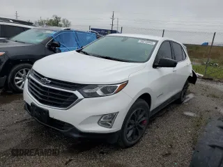 2018 Chevrolet Equinox LT z VIN 2GNAXJEV1J6195388, wystawiony jako Copart lot #55518945 z przebiegiem 114 213 mil mil oraz Czysty tytuł • Clean title. Historia ofert i sprzedaży dostępna na DreamBid. Obrazek 1.