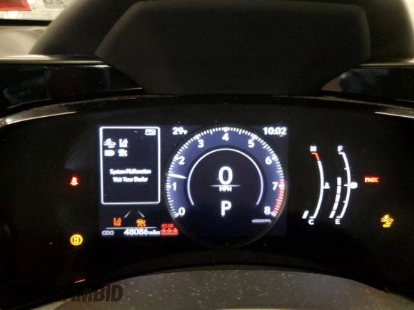 2022 Lexus NX with VIN 2T2ADCEZ5NC001848, listed as a Copart auction lot 45731204 with 48,086 mi miles and Non Repairable. Bid and sale history available at carsss.com. Image 9.
