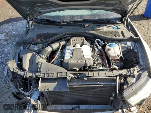 2013 Audi A6 3.0T Prestige with VIN WAUHGAFC9DN008402, listed as a Copart auction lot 88775485 with 54,220 mi miles and Salvage Title. Bid and sale history available at carsss.com. Image 11.