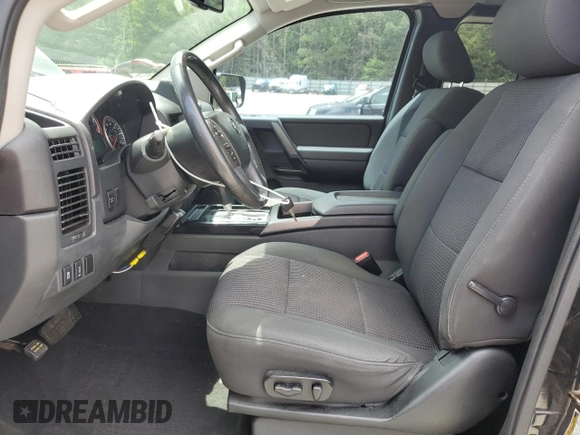 2014 Nissan Titan SV with VIN 1N6BA0CA5EN508322, listed as a Copart auction lot 58561645 with 98,227 mi miles and Salvage title. Bid and sale history available at DreamBid. Image 7.