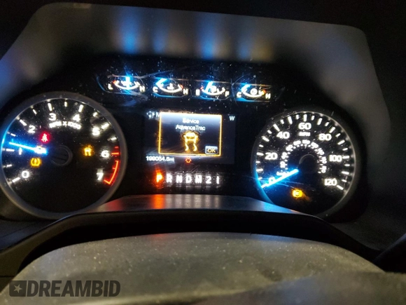2017 Ford F-150 XL with VIN 1FTEW1EF3HKC28887, listed as a Copart auction lot 47955715 with 199,054 mi miles and Salvage Title. Bid and sale history available at carsss.com. Image 9.