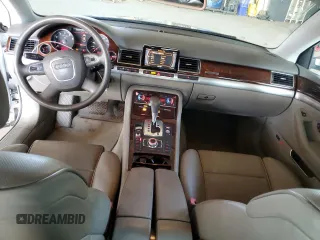 2008 Audi A8 4.2L with VIN WAUMV94E28N014295, listed as a Copart auction lot 66648185 with 116,736 mi miles and Clean title. Bid and sale history available at DreamBid. Image 8.